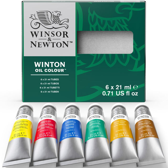 Winsor & Newton 37ml Oil Colour Starter Tubes Set Secondary image