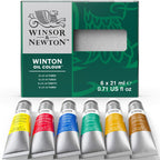 Winsor & Newton 37ml Oil Colour Starter Tubes Set - Al Masam Stationery LLC -  - 