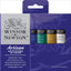Winsor & Newton Artisan Water Mixable Oil Colour Starter Set featuring 6 tubes of vibrant 21ml oil paint.