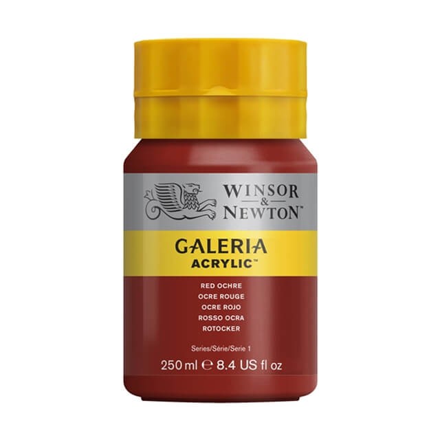 Winsor & Newton Galeria Acrylic 250ml - Red Ochre - Al Masam Stationery LLC Main image