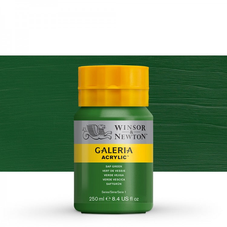 Winsor & Newton Galeria Acrylic 250ml - Sap Green - Al Masam Stationery LLC Main image
