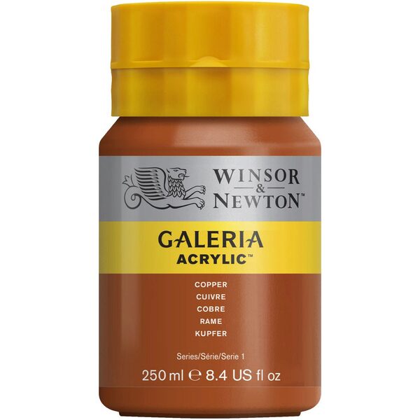 Winsor & Newton Galeria Acrylic Paint 250mL Copper - Al Masam Stationery LLC Main image
