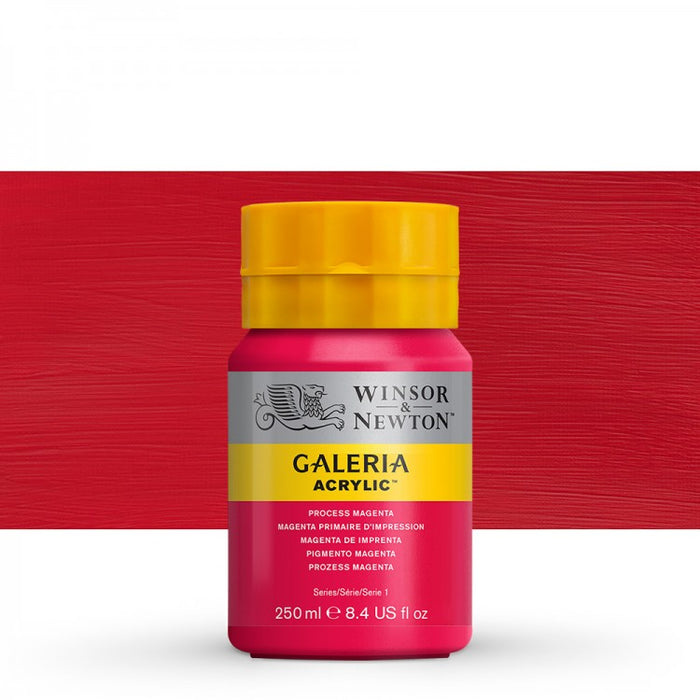 WINSOR & NEWTON GALERIA ACRYLIC PAINT 250ML PROCESS MAGENTA - Al Masam Stationery LLC