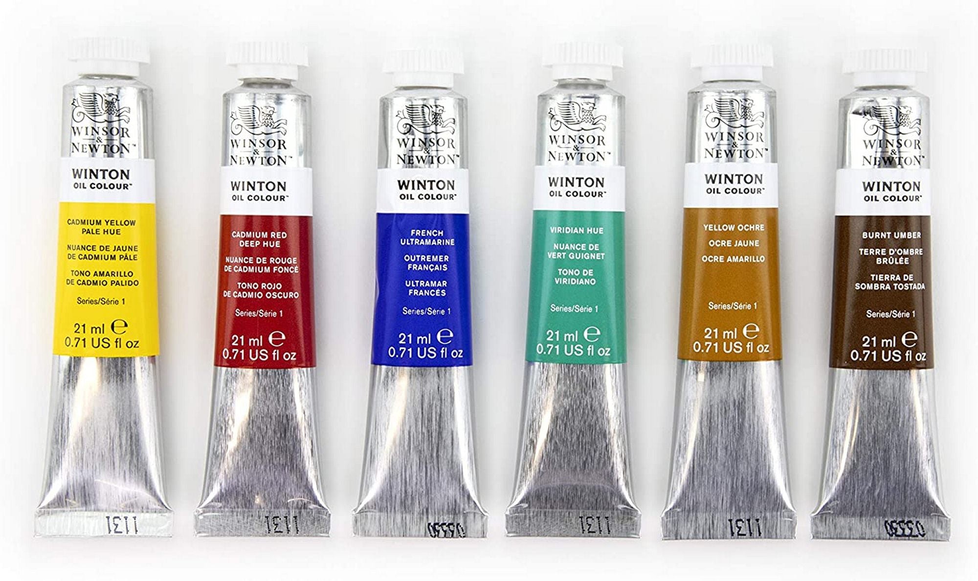 Winsor & Newton Winton 37ml Oil Colour Tube (Set of 6) - Al Masam Stationery LLC Main image