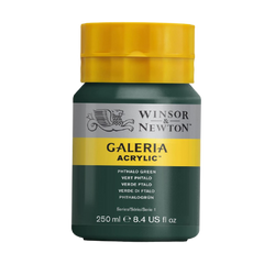 Winsor & Newton Galeria Acrylic Paint, 250ml bottle, Phthalo Green - Al Masam Stationery LLC