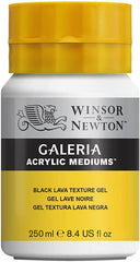 Winsor & Newton Galeria Acrylic Medium Black Lava Texture Gel, 250ml - Al Masam Stationery LLC