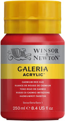 Winsor & Newton Galeria Acrylic Paint, 250ml Bottle, Cadmium Red Hue - Al Masam Stationery LLC