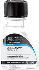 Winsor & Newton Water Color Medium Ox Gall Liquid, 75ml - Al Masam Stationery LLC