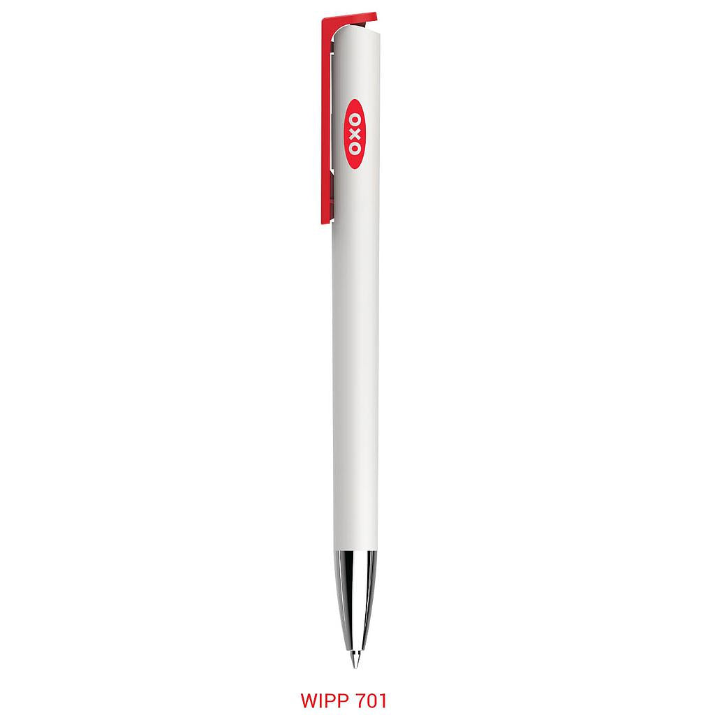 AMS -WIPP 701 - RUZV Plastic Pen Red - Al Masam Stationery LLC