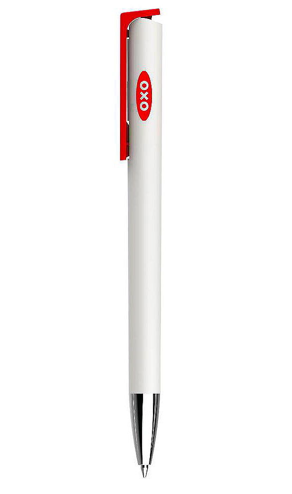 AMS -WIPP 701 - RUZV Plastic Pen Red - Al Masam Stationery LLC