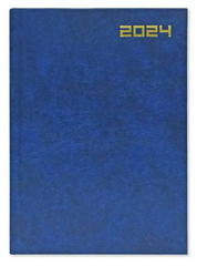 FIS Golden A5 Diary 2024 (English) Black - Al Masam Stationery LLC