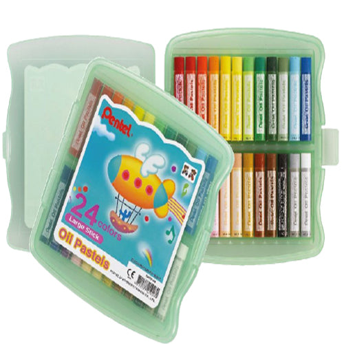 Pentel GHTP Oil Pastel - (24 Pcs) - Al Masam Stationery LLC
