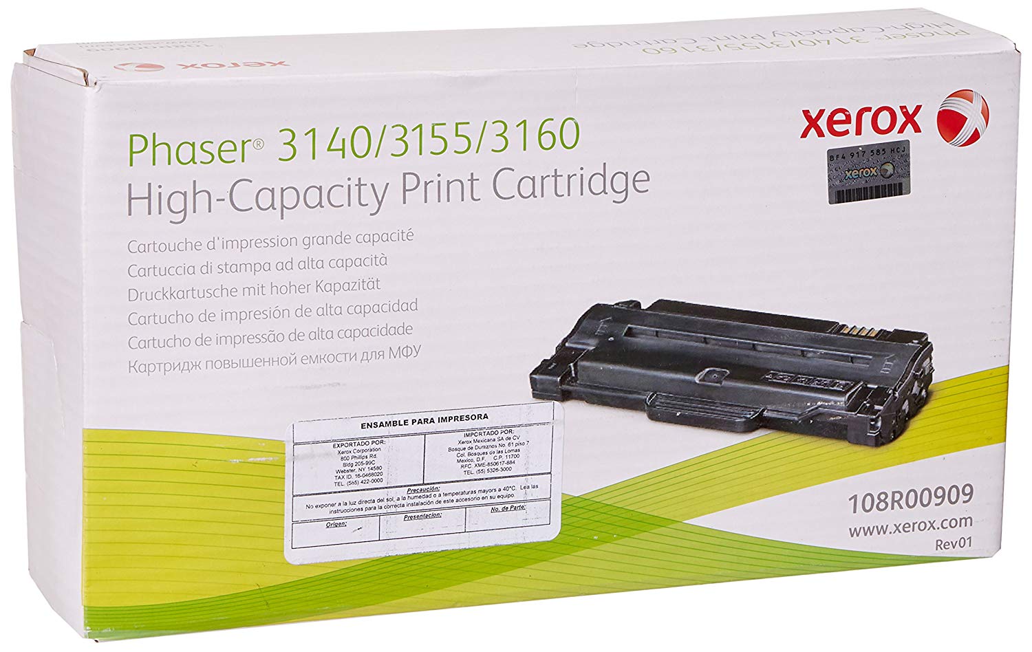 Xerox Toner Phaser (108r00909) - Al Masam Stationery LLC