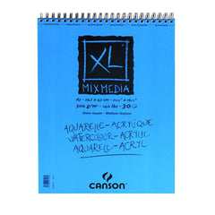 CANSON XL MIX MEDIA PAD A3 300 GSM - 30 SHEETS - Al Masam Stationery LLC