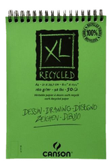 CANSON XL RECYCLED DRAWING PAD A4 160 GSM - 30 SHEETS - Al Masam Stationery LLC