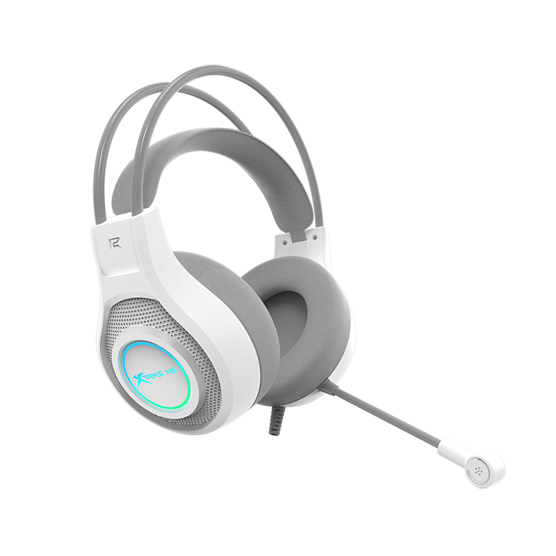 XTRIKE ME GH-515 White Wired Headset - Al Masam Stationery LLC Main image