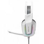 XTRIKE ME GH-712 White  Wired Headset - Al Masam Stationery LLC - IT Accessories - IT Accessories