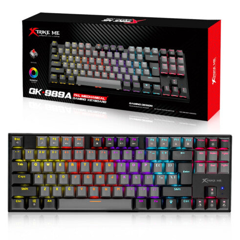 XTRIKE ME GK-989 A  (Red Switches) Wired Keyboard - Al Masam Stationery LLC