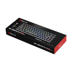 Xtrike Me GK-994W black wireless keyboard with sleek design and ergonomic layout on a clean background.