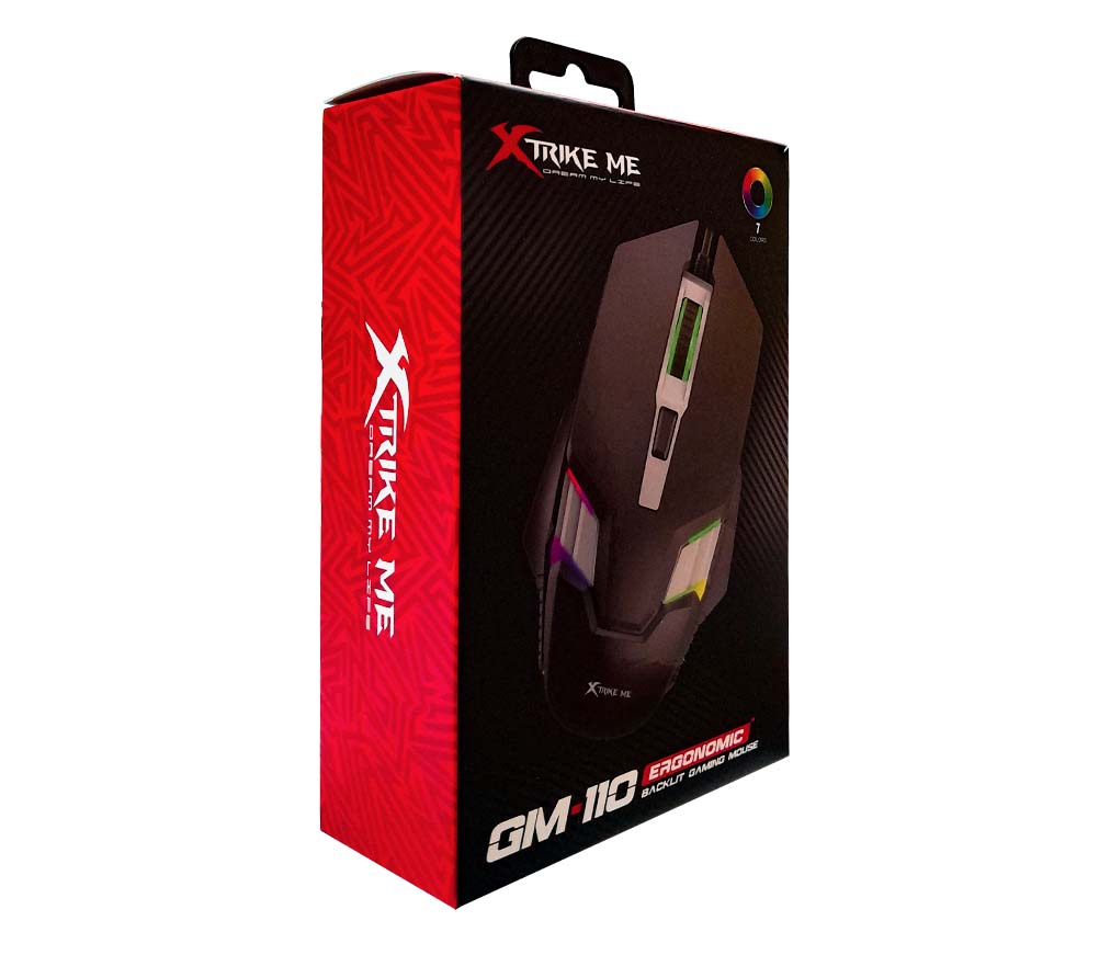 XTRIKE ME GM-110  Wired Mouse - Al Masam Stationery LLC