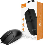 XTRIKE ME GM-124 Black Wired Mouse - Al Masam Stationery LLC