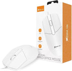 XTRIKE ME GM-124 White Wired Mouse - Al Masam Stationery LLC