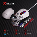 XTRIKE ME GM-316 (White)  Wired Mouse - Al Masam Stationery LLC