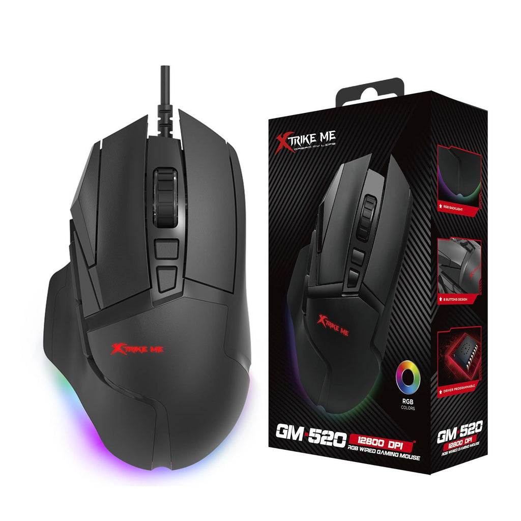 XTRIKE ME GM-520  Wired Mouse - Al Masam Stationery LLC - IT Accessories - IT Accessories