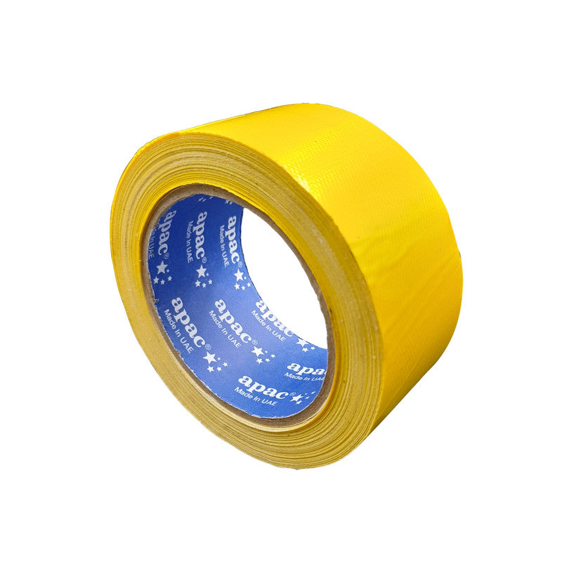 Apac Book Binding Tape Yellow 2 inch x 20 yards| 24 rolls per carton