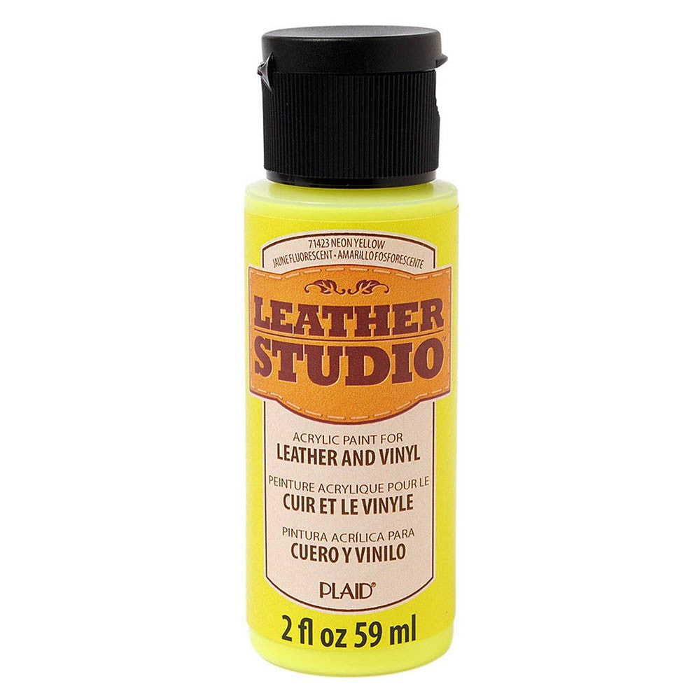 Leather Studio Paint Yellow 2 Oz. - Al Masam Stationery LLC