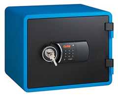 Fire Resistant Eagle Safe Blue Locking Digital + Keylock - Al Masam Stationery LLC