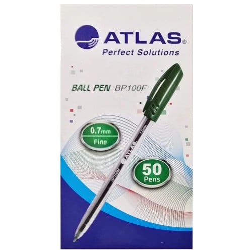 Atlas Fine Ball Pen Black 0.7mm - Al Masam Stationery LLC Main image