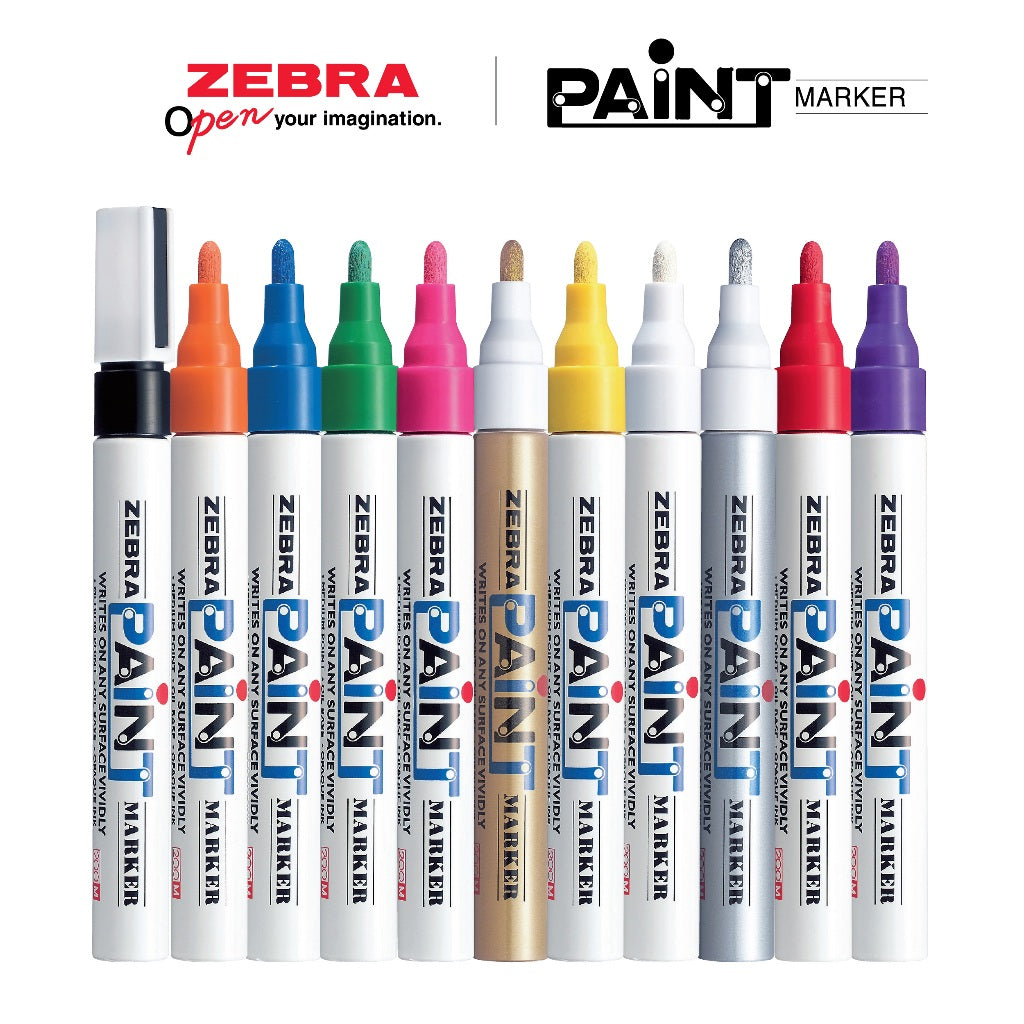 Paint Marker Zebra (M) Point - Yellow - Al Masam Stationery LLC