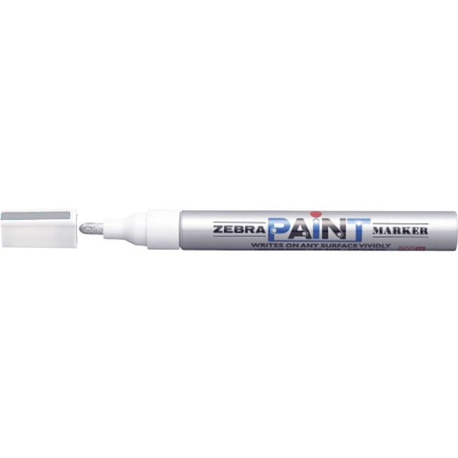Paint Marker Zebra (M) Point - Silver - Al Masam Stationery LLC