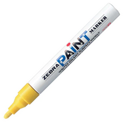 Paint Marker Zebra (M) Point - Yellow - Al Masam Stationery LLC