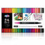 Zeiler 24 DUOTIP BRUS AND FINELINER PENS