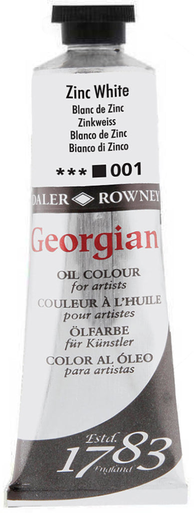 Daler Rowney Georgian Oil Paint - Zinc White - 38ML Secondary image