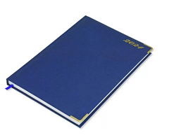 FIS Executive Diary 2024 English/French (1 Week at a glance) Blue - Al Masam Stationery LLC